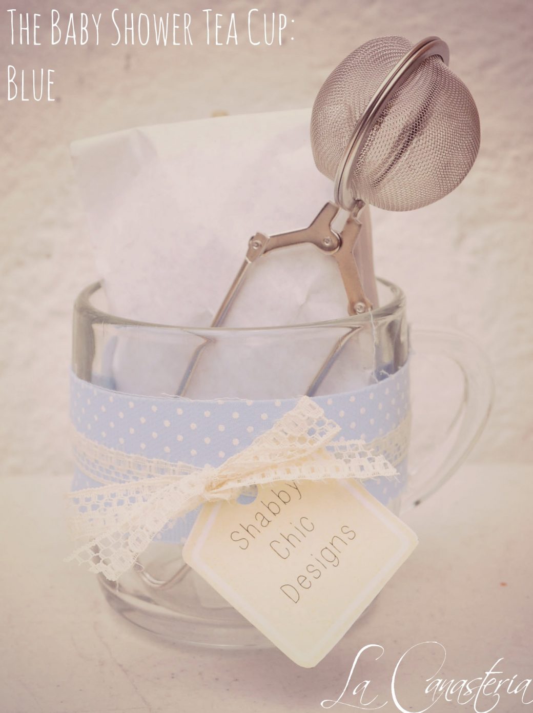 Recuerdo de Té para Baby Shower de Niño