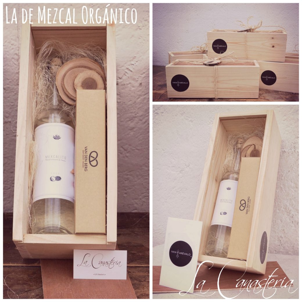 arcones navideños con Mezcal, canastas navideñas con mezcal, regalos corporativos navideños, arcones navideños con productos organicos