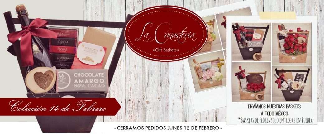 canastas, 14 de febrero, dia de san valentin, canastas de regalo para el 14 de febrero, canastas con envio, regalos para el 14 de febrero