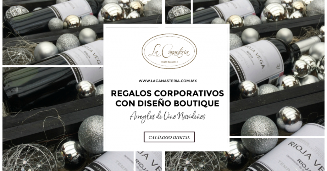 Arreglos de Vino Navideños para empresas