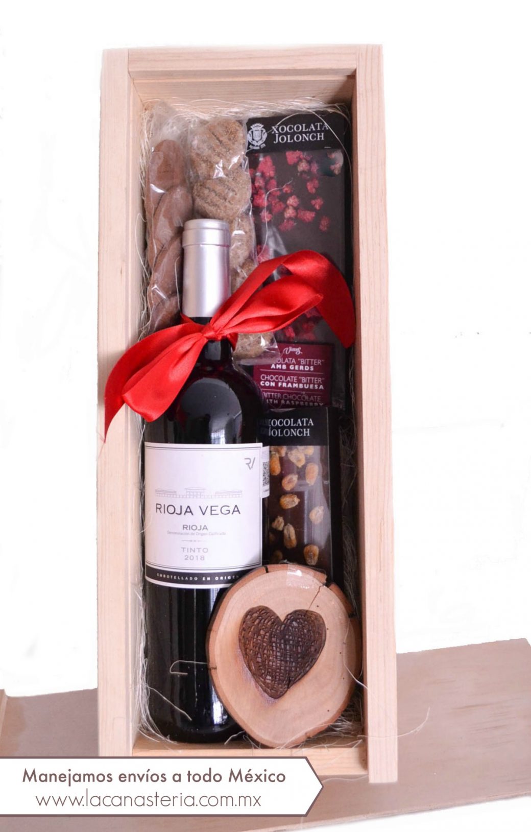 Cajas de regalo con vino para el 14 de Febrero