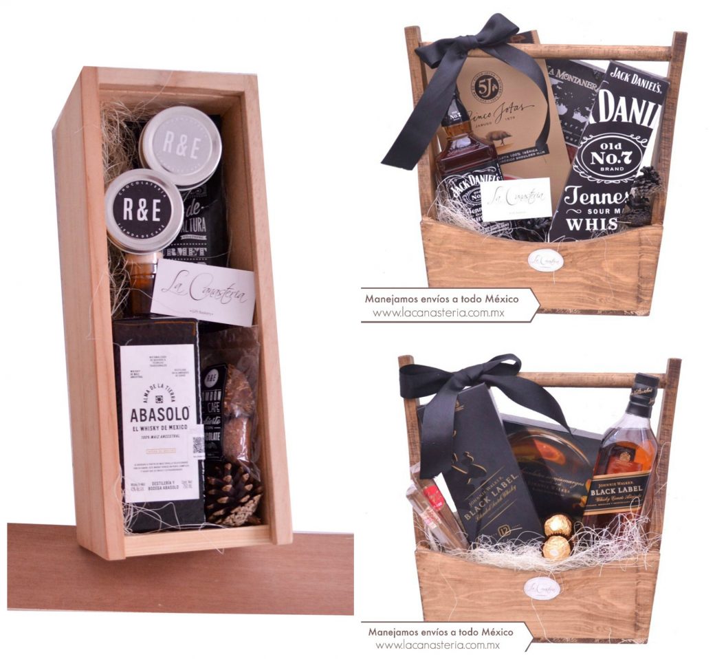 Arcones navideños para empresas con Whiskey