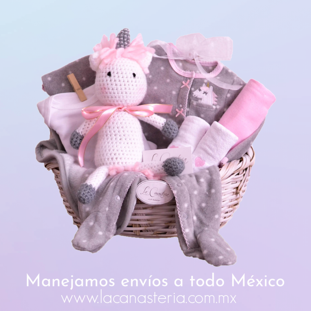 Canastas de regalo para bebe finas y originales con envío a domicilio en todo México. 