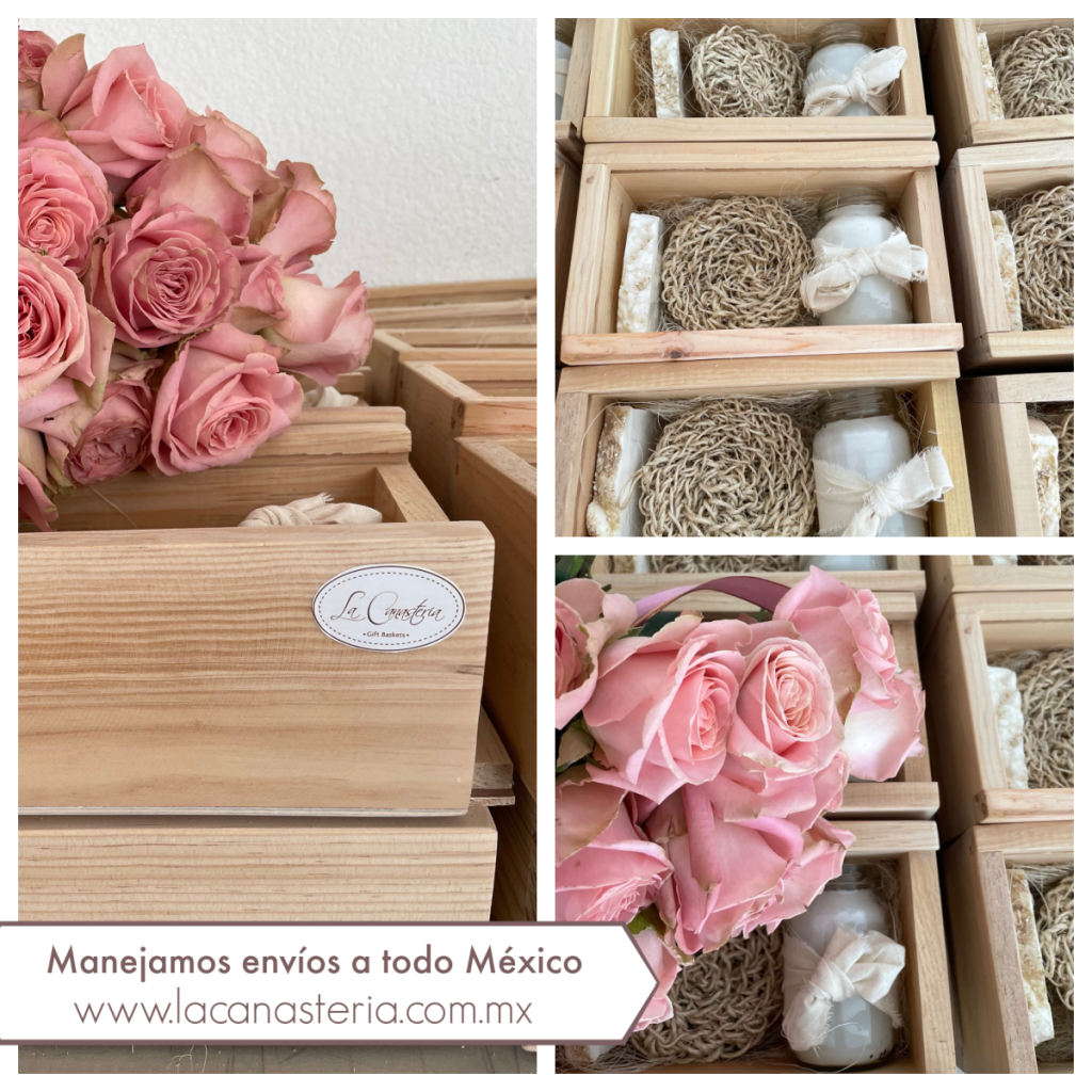 Hermosas cajas de regalo con kits de spa perfectas para regalos en empresas y con envíos a todo México