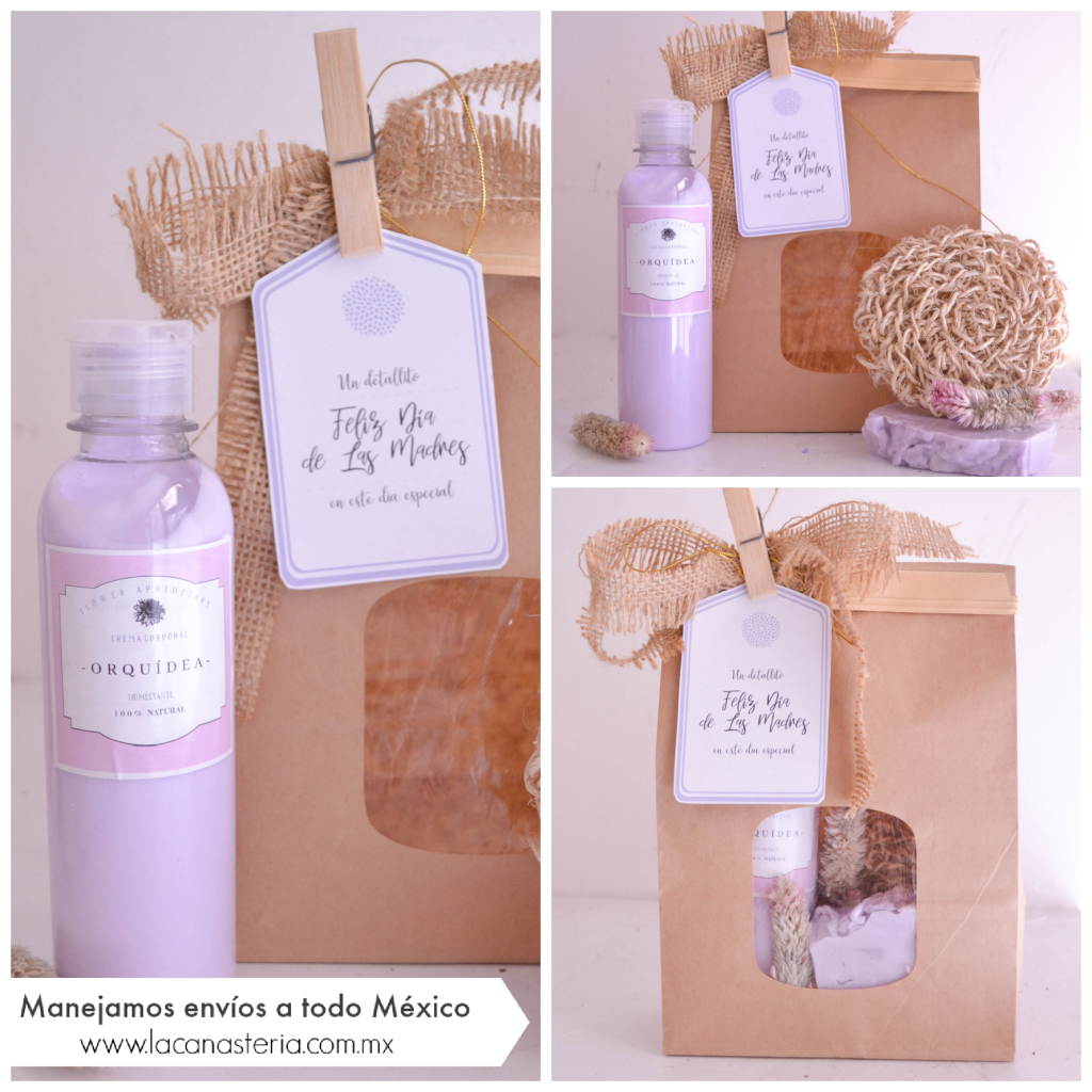 Kits de spa socialmente responsables y 100% mexicanos perfectos para regalos en empresas del 10 de Mayo o Día de La Mujer con envíos a todo México. 