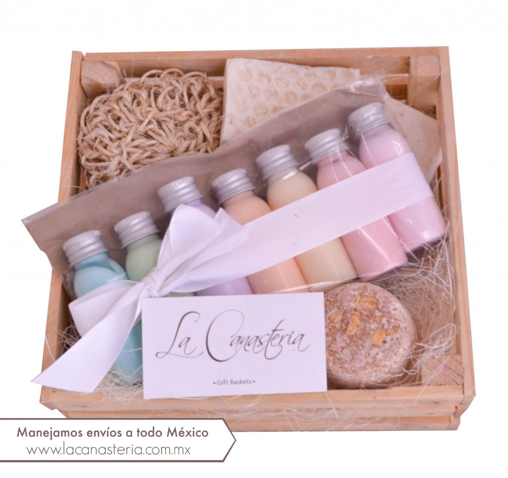 Preciosas cajas de regalo con kit de spa para emrpesas y envíos a todo México