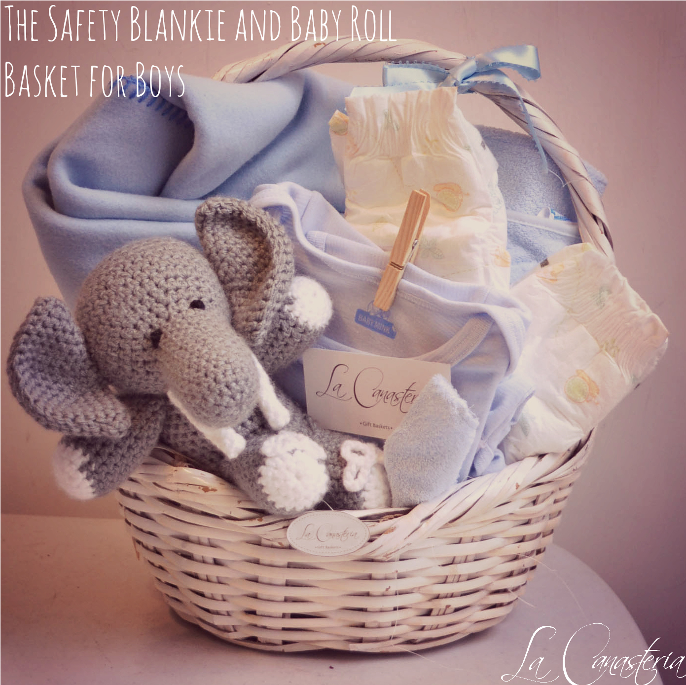 inoxidable Agnes Gray entregar The Safety Baby Basket for Boys - La Canastería Blog