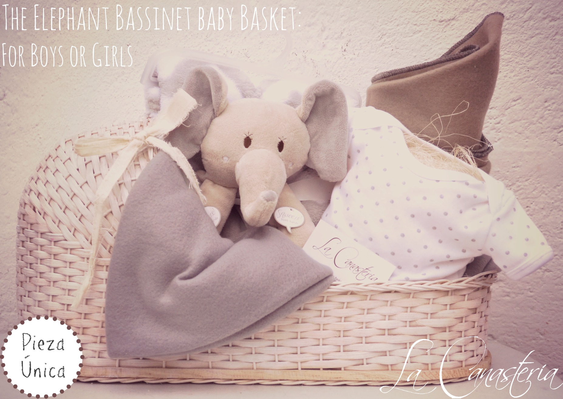 The Elephant Baby Basket For Boys or Girls La Canastería Blog