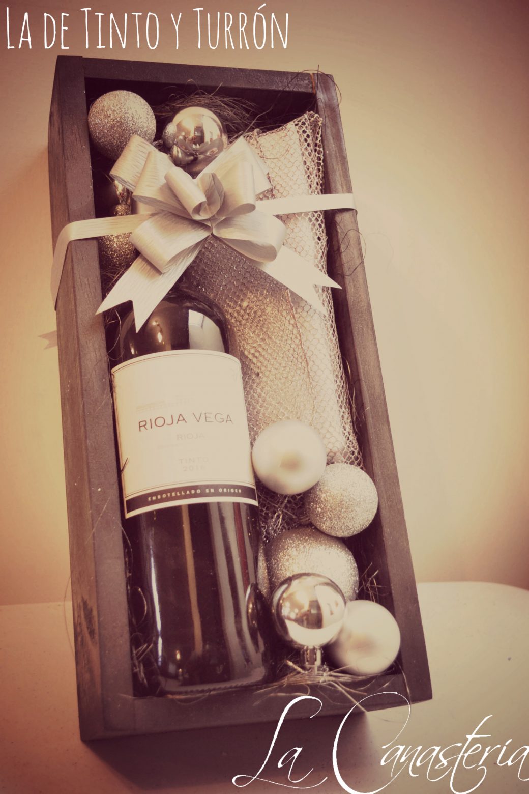 Caja madera regalo para 4 botellas vino