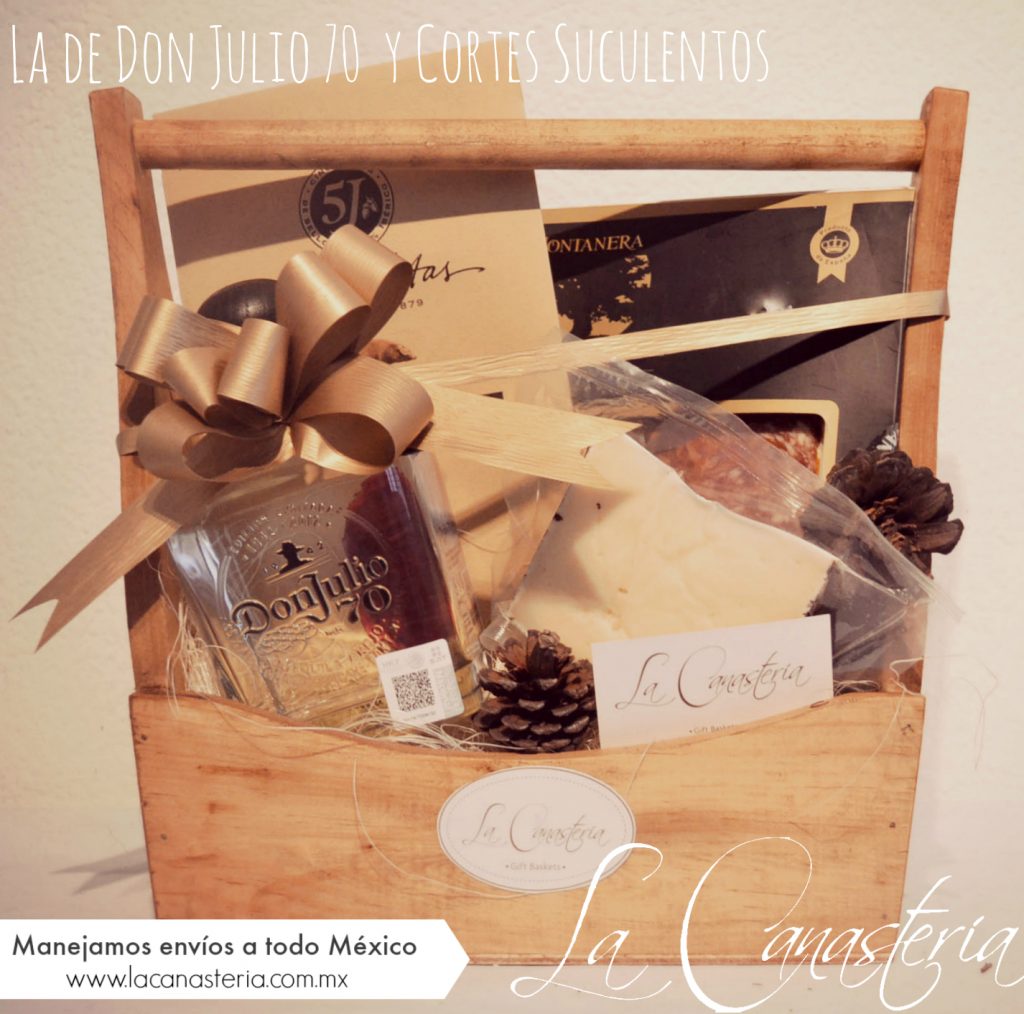 Arcones navideños con tequila, arcones navideños con Don Julio 70, arcones navideños para empresas