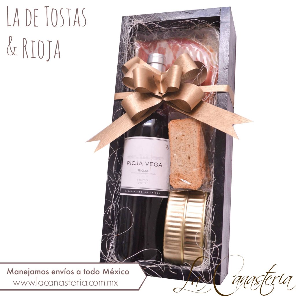 cajas de regalo con vino para regalos navideños en empresas 