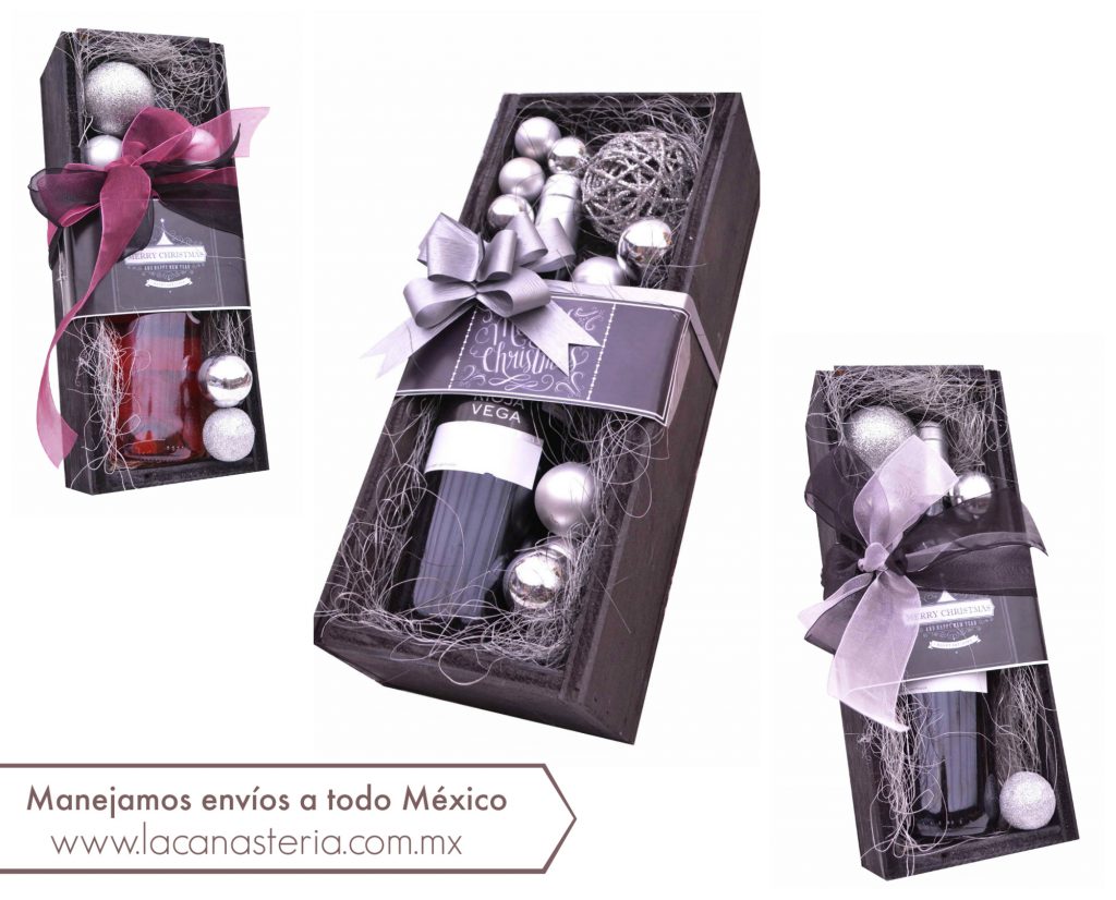 Arreglos de Vino Navideños para Empresas