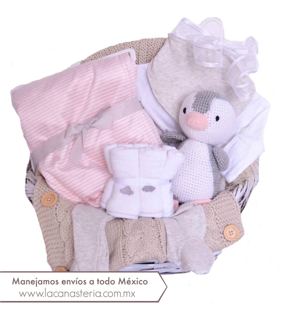 Canastas de regalo para bebé con entregas a domicilio en todo México. 