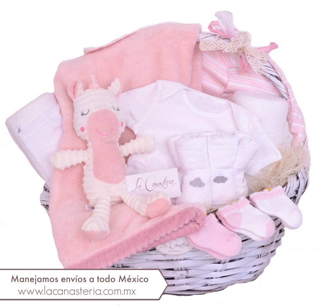 Cesta de regalo de lujo para bebé para niño o niña.