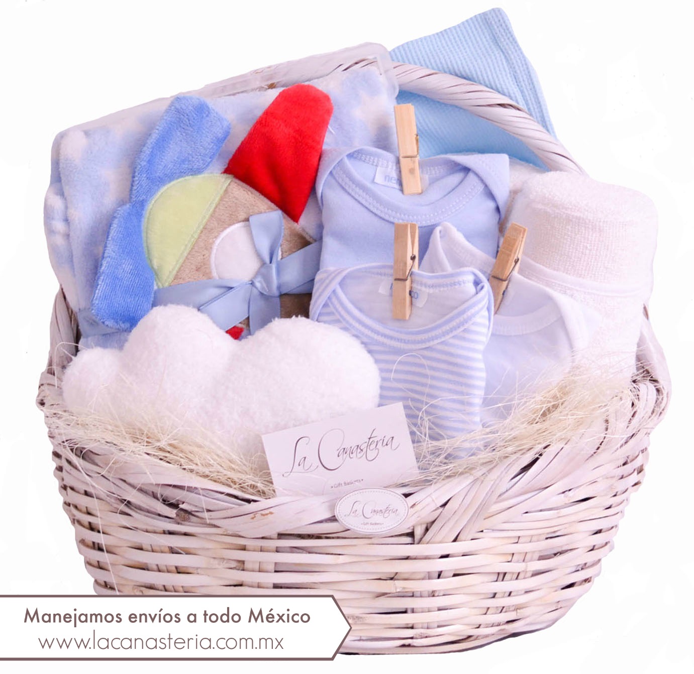 Canasta de regalo para bebé recien nacido niño Morelos – Blog La Canasteria
