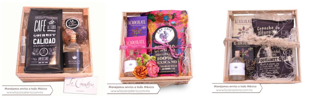 Cajas de regalo finas y originales con productos 100% Mexicanos para empresas con Kits de Mezcal