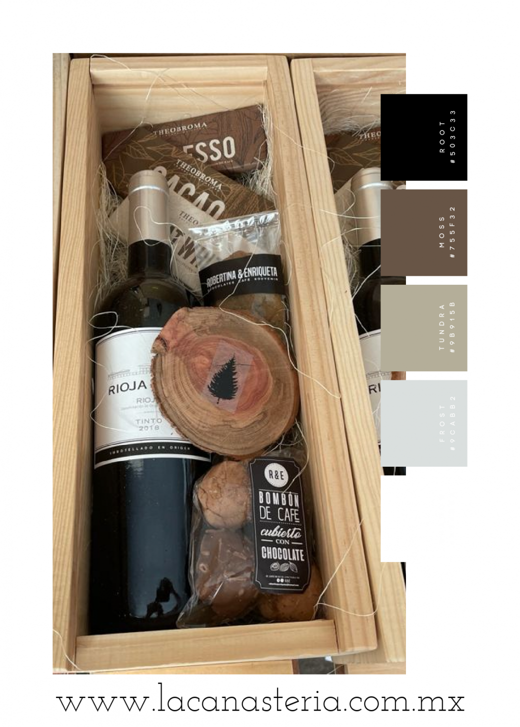 Canastas de Regalo con Chocolates y Café Gourmet 100 Mexicanos