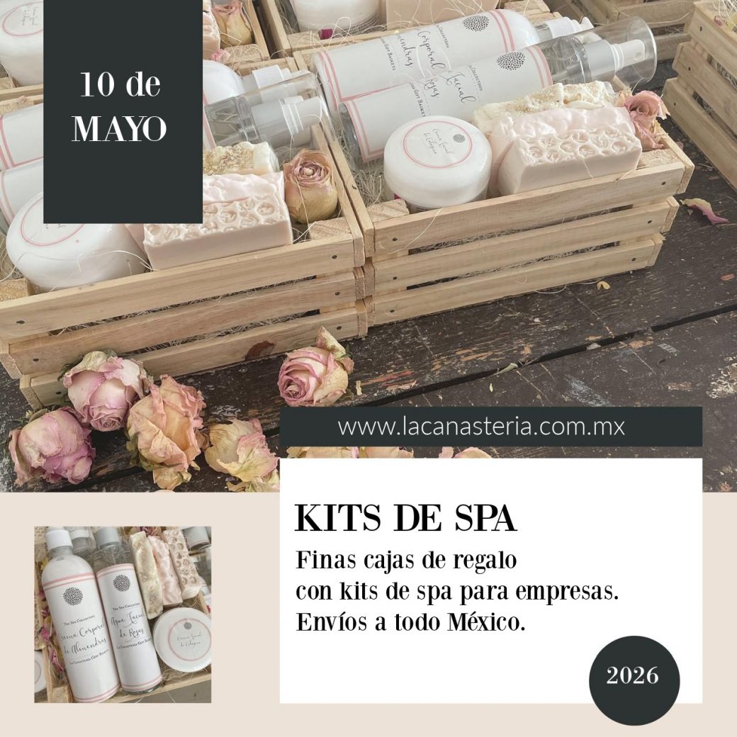 Cajas de regalo con kit de spa para regalos en empresas 10 de mayo
