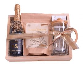 Arreglos navideños con Cava: La de Cava y Café para Ella