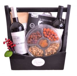 Arcones Navideños con vino y nueces