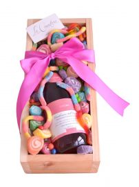 Arreglos de vino originales para mujer con explosión de gomitas y exquisito sabor con envíos a todo México! 