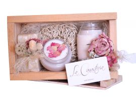 Kit de Spa para Empresas: The Shabby Spa Set Flowers