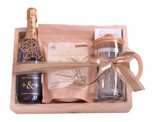 Arreglos navideños con Cava: La de Cava y Café para Ella