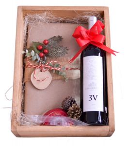 Arcones navideños Finos: Tabla de Cortes y Quesos con 3V