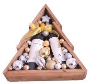 Arreglos Navideños de Lujo con tintos célebres mexicanos como Monte Xanic & 3V