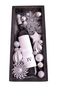 Finos arreglos Navideños con 3V de La Canastería perfectos para regalos en empresas