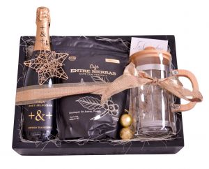 Arreglos navideños con Cava: La de Cava y Café para Él