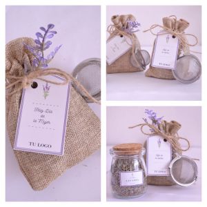 Detalles de té para regalos corporativos en empresas