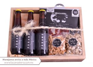 canastas de regalo con cervezas