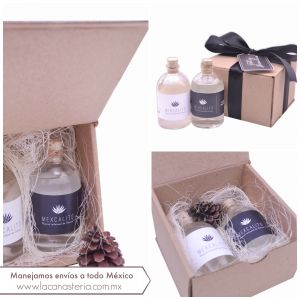 El Set de Mezcalitos Ogánicos: Coco y Espadín 