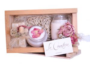 Kit de Spa para Empresas: The Shabby Spa Set Flowers