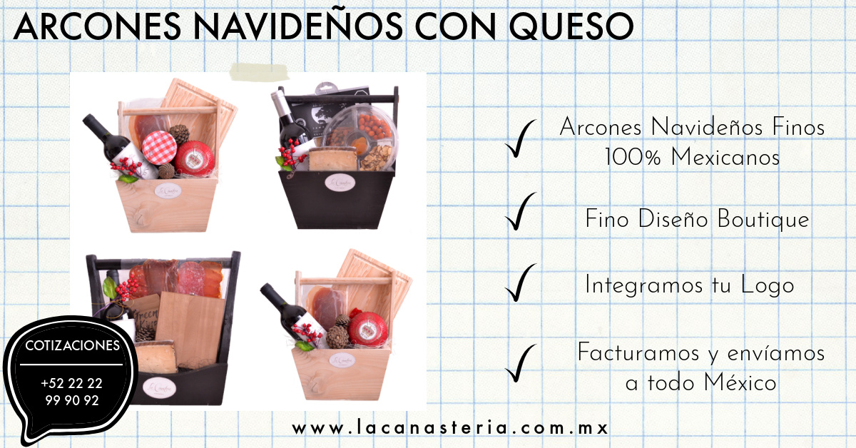 CATÁLOGO DE ARCONES NAVIDEÑOS CON VINO Y QUESO