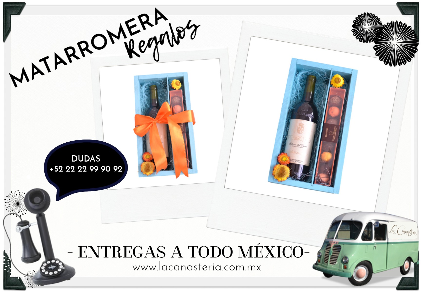 Arreglos con vino matarromera La Canastería