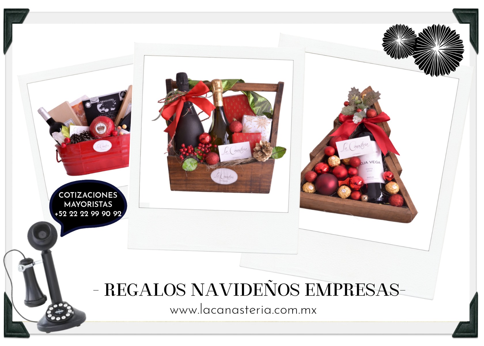 Arreglos navideños de Lujo La Canastería