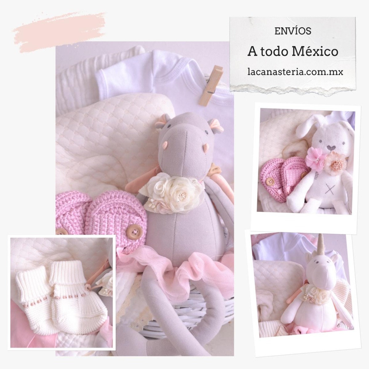 Canastas de regalo con arreglos para bebé de lujo nacimientos 