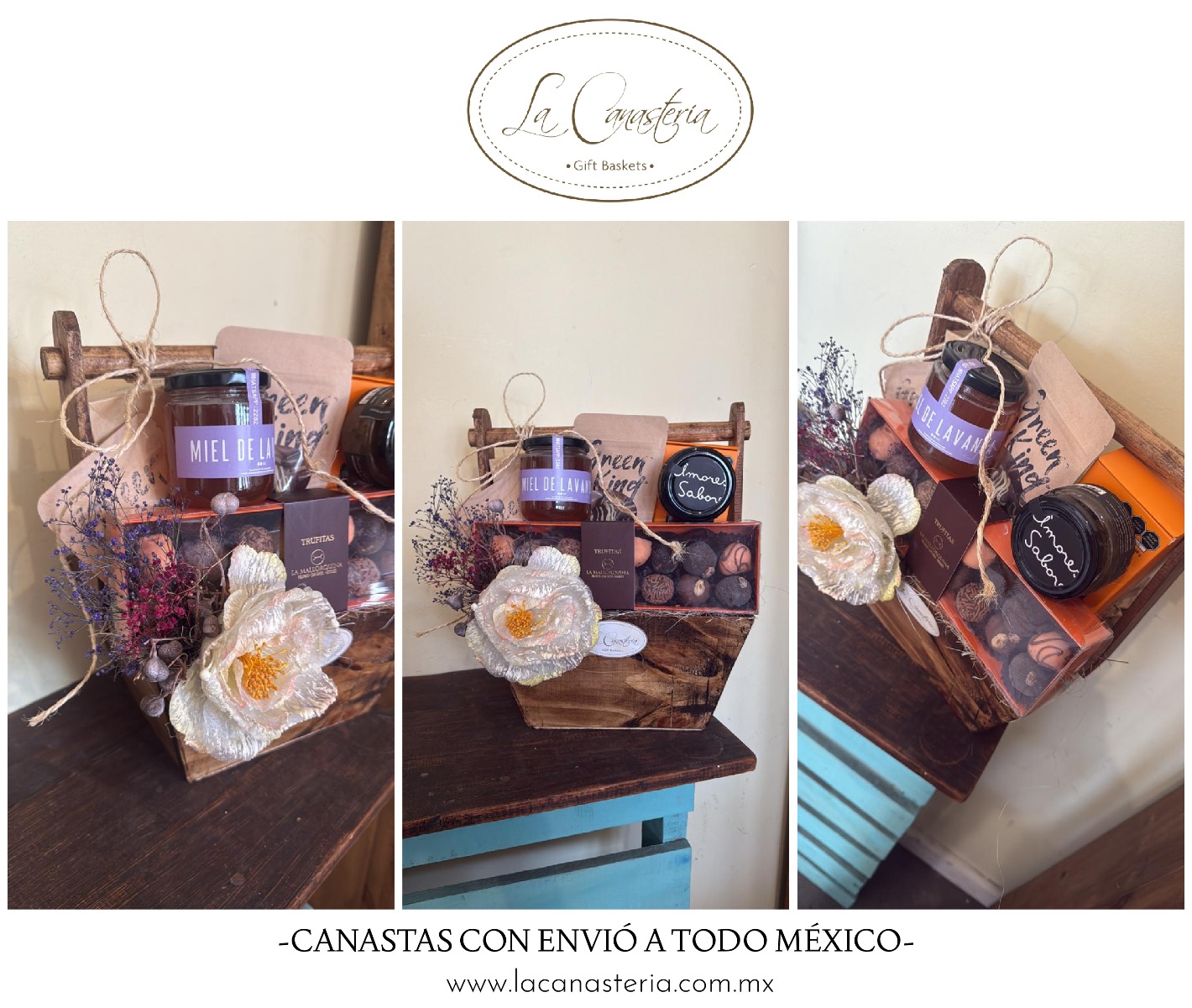 Canastas de regalo con envíos a todo México para Mujer