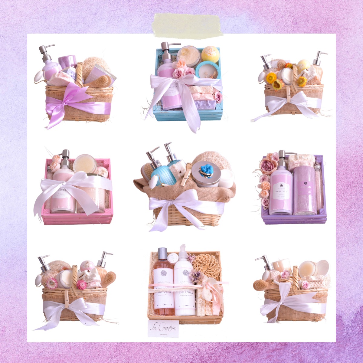 Cajas y canastas de regalo de spa en México