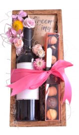 Arreglos de flores con chocolates: Trufas Gourmet
