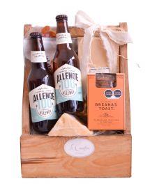 Canasta de regalo gourmet con cerveza: Allende Light