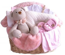 La Canasta Para Niña de Osito Vainilla: Very Pink