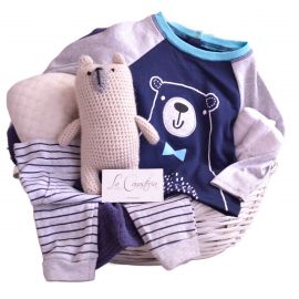 Canastas de Regalo para Bebé niño: Osito Turquesa con envío a todo México