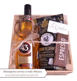Kit de Regalo para hacer carajillos exquisitos con Licor del 43 y cápsulas de café mexicano