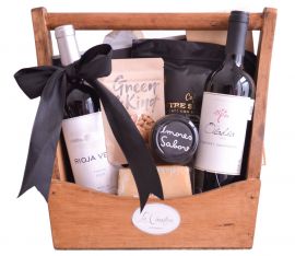 Canastas de Regalo para Hombre con Vino