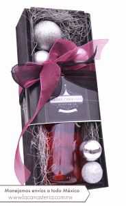 arreglos de vino navideños para empresas