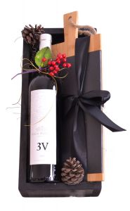 Arreglos navideños con vino 3V: Célebre Tinto Mexicano