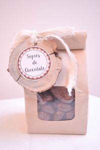 La Bolsita de Chocolates con Rodaja de Madera
